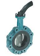 宝山区EBRO中线支耳式内螺纹蝶阀