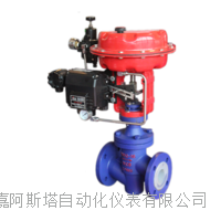 气动隔膜衬氟调节阀
